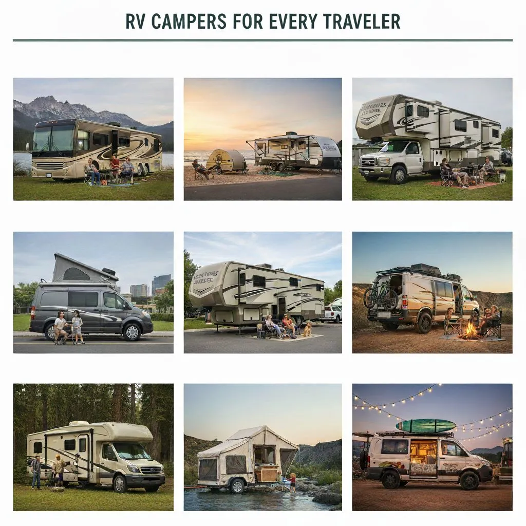 Different Types of RV Campers for Every Traveler 